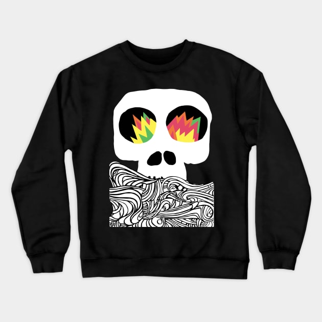 Gideon the Ninth Thanergy Skull Crewneck Sweatshirt by katmargoli